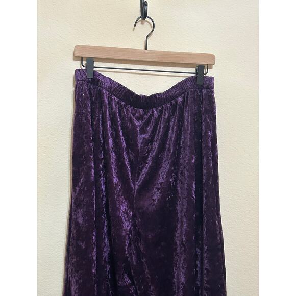 NEW Vintage 1970s JCPenney More Jazz Pajama Set Purple Velour Size 18W DEADSTOCK - Picture 14 of 15